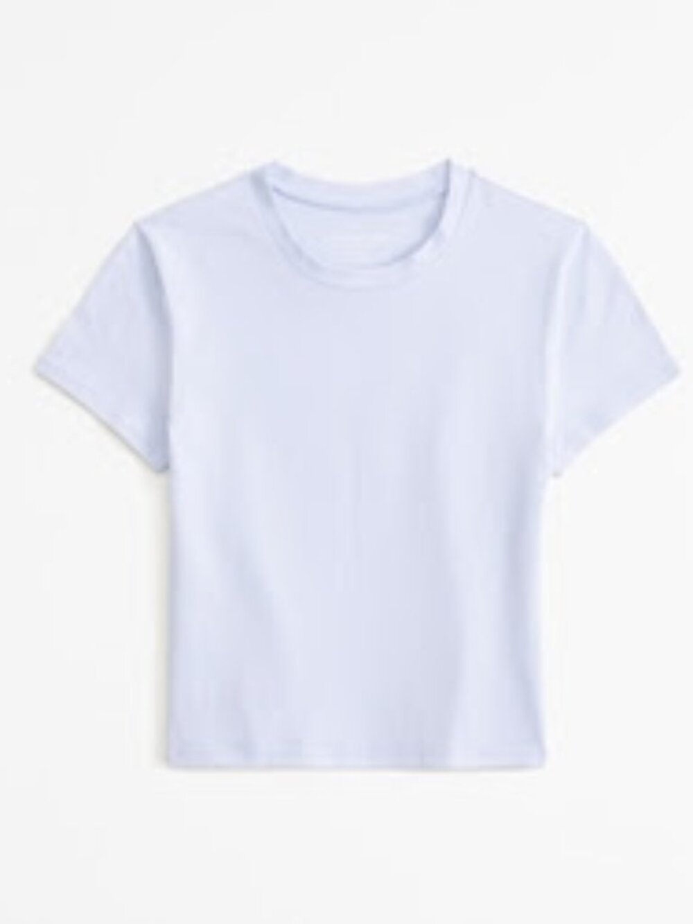 Abercrombie Women's Essential Baby Tee LIGHT BLUE- Size M